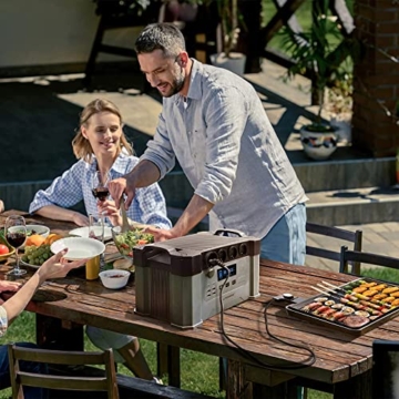 ALLPOWERS Tragbarer Powerstation 2000W (4000W Surge) Wechselstromsteckdosen 1500Wh Akku MPPT Solar Generator Mobiler Stromspeicher für Wohnmobil Camping Heimwerken Notstromaggregat RV Haus Notfall - 8