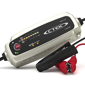 CTEK MXS 5.0, Batterieladegerät 12V, Temperaturkompensation, Intelligentes Ladegerät Autobatterie, Ladegerät Auto Und Motorrad, Batteriepfleger Mit Rekonditionierungsmodus Und AGM-Option - 1