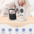 GHB Babyphone mit Kamera Video Baby Monitor 2,4 GHz Gegensprechfunktion ECO Modus Nachtsicht Temperatursensor Schlaflieder Lange Akkulaufzeit, 480p - 2