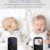 GHB Babyphone mit Kamera Video Baby Monitor 2,4 GHz Gegensprechfunktion ECO Modus Nachtsicht Temperatursensor Schlaflieder Lange Akkulaufzeit, 480p - 5