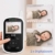 GHB Babyphone mit Kamera Video Baby Monitor 2,4 GHz Gegensprechfunktion ECO Modus Nachtsicht Temperatursensor Schlaflieder Lange Akkulaufzeit, 480p - 7
