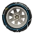 Goodyear Satz von 2 x 9mm Metall Auto Schneeketten Größe 100 mit automatischem Spanner - 5