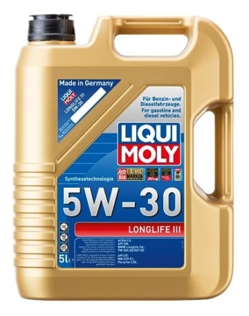 LIQUI MOLY Longlife III 5W-30 | 5 L | Synthesetechnologie Motoröl | Art.-Nr.: 20647 - 1