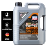 LIQUI MOLY Top Tec 4200 5W-30 New Generation | 5 L | Synthesetechnologie Motoröl | Art.-Nr.: 3707 - 1