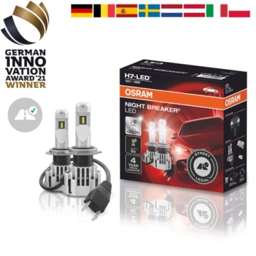OSRAM NIGHT BREAKER H7-LED; bis zu 220 % mehr Helligkeit, erstes legales LED H7 Abblendlicht mit Straßenzulassung in Deutschland & Österreich - 3