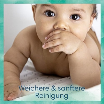 Pampers Harmonie Aqua Baby Feuchttücher, (24 x 48 stück), sanfter Hautschutz für zarte Haut mit 99% Wasser, 1152 Tücher - 3