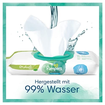 Pampers Harmonie Aqua Baby Feuchttücher Box, 720 Tücher (15 x 48), sanfter Hautschutz für zarte Haut mit 99% Wasser - 5