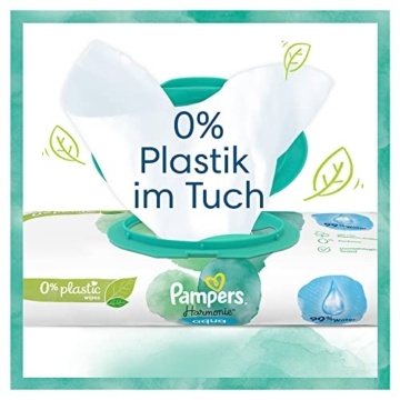 Pampers Harmonie Aqua Baby Feuchttücher Box, 720 Tücher (15 x 48), sanfter Hautschutz für zarte Haut mit 99% Wasser - 6