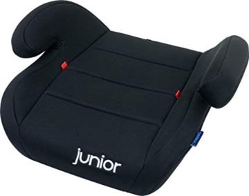 PETEX Kindersitzerhöhung "Max" Gruppe 2+3 für Kinder mit 15-36 kg, Schwarz, 1 Stück (1er Pack) - 1