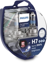 Philips Halogen RacingVision GT200 H7 Scheinwerferlampe +200%, Doppelset 12972RGTS2 Twin box, Silber - 1