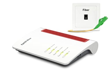 AVM FRITZ!Box 5530 Fiber (Glasfasermodem mit 2x2 Wi-Fi 6 (WLAN AX), bis zu 3 GBit/s, 2.5-Gigabit-LAN-Port, geeignet für Deutschland) - 2