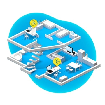 AVM FRITZ!Repeater 3000 AX (Wi-Fi 6 Repeater mit drei Funkeinheiten und insgesamt bis zu 4.200 MBit/s: 2x 5 GHz-Band (bis zu 3.600 MBit/s), 2,4 GHz-Band (bis zu 600 MBit/s), deutschsprachige Version) - 6