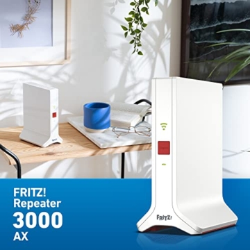 AVM FRITZ!Repeater 3000 AX (Wi-Fi 6 Repeater mit drei Funkeinheiten und insgesamt bis zu 4.200 MBit/s: 2x 5 GHz-Band (bis zu 3.600 MBit/s), 2,4 GHz-Band (bis zu 600 MBit/s), deutschsprachige Version) - 7