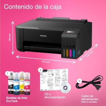 EcoTank ET-1810 A4-Wi-Fi-Tintentankdrucker, mit einem im Lieferumfang enthaltenen Vorrat an Tinten von bis zu 3 Jahren - 8