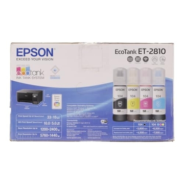 EcoTank ET-2810 A4-Multifunktions-Wi-Fi-Tintentankdrucker, mit einem im Lieferumfang enthaltenen Vorrat an Tinten bis zu 3 Jahren - 14