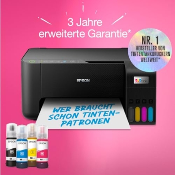 EcoTank ET-2810 A4-Multifunktions-Wi-Fi-Tintentankdrucker, mit einem im Lieferumfang enthaltenen Vorrat an Tinten bis zu 3 Jahren - 8