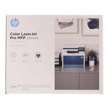 HP Color LaserJet Pro MFP 4302dw Multifunktions-Farblaserdrucker, Automatischer beidseitiger Druck, Hohe Druckgeschwindigkeit, Bis zu 50.000 Seiten pro Monat, Wi-Fi, HP Wolf Pro Security, Blau - 17