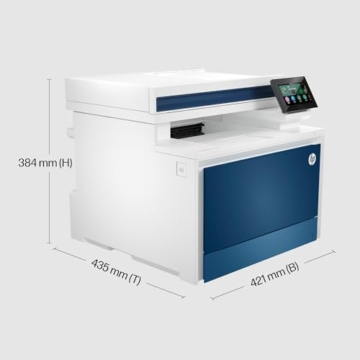 HP Color LaserJet Pro MFP 4302dw Multifunktions-Farblaserdrucker, Automatischer beidseitiger Druck, Hohe Druckgeschwindigkeit, Bis zu 50.000 Seiten pro Monat, Wi-Fi, HP Wolf Pro Security, Blau - 7