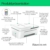 HP DeskJet 4220e Multifunktionsdrucker, 3 Monate gratis drucken mit HP Instant Ink inklusive, HP+, Drucker, Kopierer, Scanner, Mobiler Faxversand, WLAN, Automatische Dokumentenzuführung, Weiß - 3
