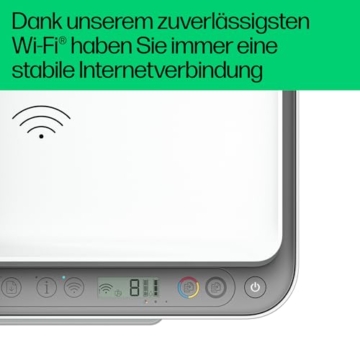 HP DeskJet 4220e Multifunktionsdrucker, 3 Monate gratis drucken mit HP Instant Ink inklusive, HP+, Drucker, Kopierer, Scanner, Mobiler Faxversand, WLAN, Automatische Dokumentenzuführung, Weiß - 6