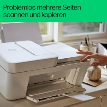 HP DeskJet 4220e Multifunktionsdrucker, 3 Monate gratis drucken mit HP Instant Ink inklusive, HP+, Drucker, Kopierer, Scanner, Mobiler Faxversand, WLAN, Automatische Dokumentenzuführung, Weiß - 7