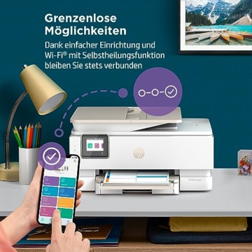 HP Envy Inspire 7920e Multifunktionsdrucker, Tintenstrahldrucker, 3 Monate gratis drucken mit HP Instant Ink inklusive, HP+, Drucken, Scannen, Kopieren, Fotodruck, ADF, DIN A4, WLAN, Airprint - 10