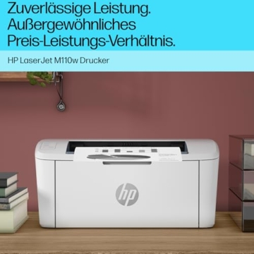 HP LaserJet M110w Laserdrucker Schwarz-Weiß, Monolaser, 20€ Cashback, Drucker, WLAN, Airprint, HP Smart App, Bis zu 20 S./Min drucken, Auto-On/Auto-Off-Technologie - 8