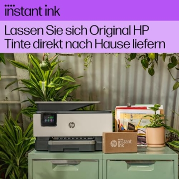 HP OfficeJet Pro 9120e Multifunktionsdrucker, 30€ Cashback, 3 Monate gratis drucken mit HP Instant Ink inklusive, HP+, Drucker, Scanner, Kopierer, Fax, WLAN, LAN, Duplex, Airprint, Grau-Weiß - 6