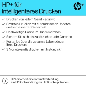 HP OfficeJet Pro 9120e Multifunktionsdrucker, 30€ Cashback, 3 Monate gratis drucken mit HP Instant Ink inklusive, HP+, Drucker, Scanner, Kopierer, Fax, WLAN, LAN, Duplex, Airprint, Grau-Weiß - 7