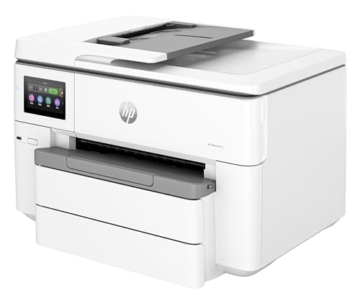 HP OfficeJet Pro 9730e A3-Multifunktionsdrucker (Drucken, Scannen und Kopieren bis A3), 3 Monate gratis drucken mit HP Instant Ink inklusive, HP+, Fax, WLAN, LAN, Duplex, Airprint, Grau-Weiß - 4