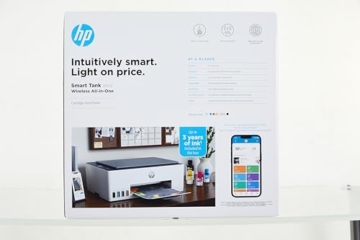 HP Smart Tank 5105 3-in-1 Multifunktionsdrucker, 20€ Cashback, (WLAN; Mobiles Drucken) – 3 Jahre Tinte inklusive, 3 Jahre Garantie, großer Tintentank, hohe Reichweite, Drucken in hoher Qualität - 10