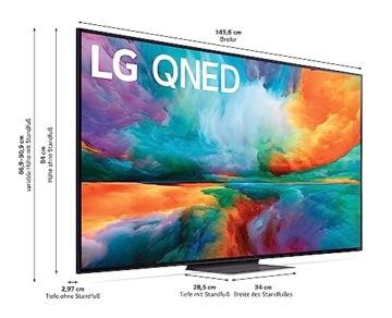 LG 65QNED816RE 165 cm (65 Zoll) 4K QNED TV (Active HDR, 120 Hz, Smart TV) [Modelljahr 2023] - 4