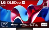 LG OLED55C47LA TV 55" (139 cm) OLED evo Fernseher (α9 Gen7 4K AI-Prozessor, Dolby Vision, bis zu 120Hz) [Modelljahr 2024] - 1