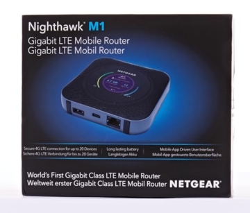 NETGEAR Nighthawk Mobiler WLAN Router MR1100 | tragbares Wlan für unterwegs | 4G LTE Router | bis 1 GBit/s | Hotspot für 20 Geräte | für jede SIM-Karte ohne Vertrag freigeschaltet - 7