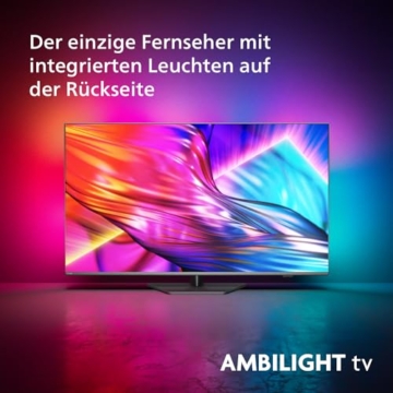 Philips Ambilight 65PUS8909 4K LED Smart TV - 65 Zoll Display mit Pixel-präziser Ultra HD Titan OS Plattform und Dolby Atmos-Klang. Funktioniert mit Alexa und Google Sprachassistent - Anthrazitgrau - 2