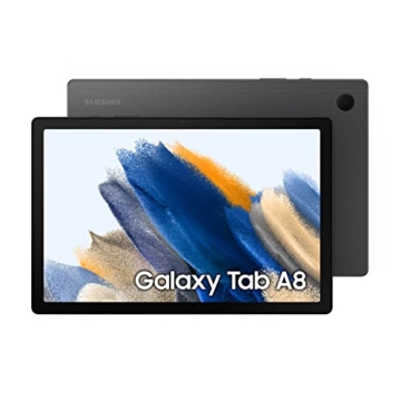 Samsung Galaxy Tab A8, Android Tablet, WiFi, 7.040 mAh Akku, 10,5 Zoll TFT Display, vier Lautsprecher, 32 GB/3 GB RAM, Tablet in Grau - 1