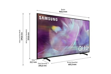 Samsung QLED 4K Q60A TV 43 Zoll (GQ43Q60AAUXZG), Quantum HDR, Quantum Prozessor Lite 4K, 100% Farbvolumen [2021] - 4