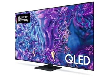 Samsung QLED 4K Q70D Fernseher 65 Zoll, Samsung TV mit AI Quantum Prozessor 4K, 4K AI Upscaling, Samsung Tizen OS, Motion Xcelerator 120 Hz, Smart TV, KI TV, GQ65Q70DATXZG, Deutsches Modell [2024] - 2