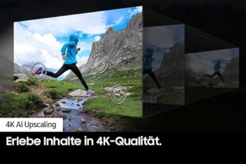 Samsung QLED 4K Q70D Fernseher 65 Zoll, Samsung TV mit AI Quantum Prozessor 4K, 4K AI Upscaling, Samsung Tizen OS, Motion Xcelerator 120 Hz, Smart TV, KI TV, GQ65Q70DATXZG, Deutsches Modell [2024] - 6