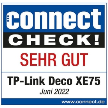 TP-Link Deco XE75 Mesh WLAN Set (3 Pack), Wi-Fi 6E AXE5400 Tri-Band Router & Repeater, 3× Gigabit Ports für jede Einheit, empfohlen für Häuser mit 4-7 Schlafzimmern, Umfassender Jugendschutz, WPA3 - 8