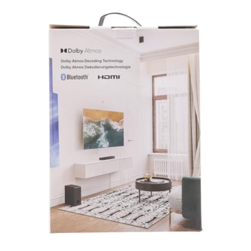 ULTIMEA Soundbar für TV Geräte mit Dolby Atmos, BassMAX, 3D Surround Sound System für TV Lautsprecher Heimkino, Soundbar mit Subwoofer, 5.3 Bluetooth PC Sound Bars, 190W Spitzenleistung, Nova S50 - 9