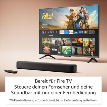 Wir stellen vor: Amazon Fire TV Soundbar, 2.0-Lautsprecher mit DTS Virtual:X und Dolby Audio sowie Bluetooth-Unterstützung - 3