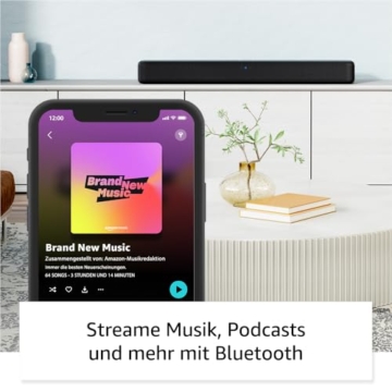 Wir stellen vor: Amazon Fire TV Soundbar, 2.0-Lautsprecher mit DTS Virtual:X und Dolby Audio sowie Bluetooth-Unterstützung - 4