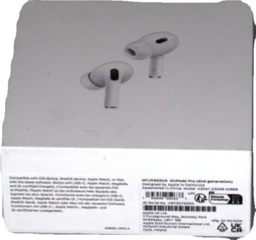 Apple AirPods Pro 2 Kabellose In‑Ear Kopfhörer, Bluetooth Kopfhörer, Aktive Geräuschunterdrückung, Hörhilfefunktion, Transparenzmodus, Personalisiertes 3D Audio, Hi-Fi Sound, H2 Chip, Laden über USB-C - 8