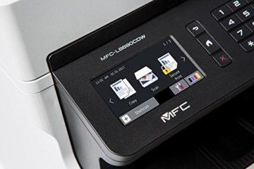 Brother MFC-L8690CDW Professionelles 4-in-1 Farblaser-Multifunktionsgerät (Drucker, Scanner, Kopierer, Fax, 31 Seiten/Min.) weiß/schwarz - 4