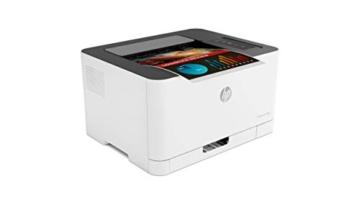 HP Color Laser 150nw Farb-Laserdrucker (Drucker, USB, LAN, WLAN),weiß-grau - 2