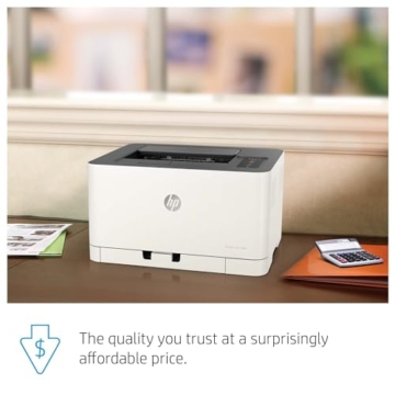 HP Color Laser 150nw Farb-Laserdrucker (Drucker, USB, LAN, WLAN),weiß-grau - 5