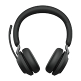 Jabra Evolve2 65 Wireless Headset – Noise Cancelling Microsoft Teams Zertifizierte Stereo Kopfhörer mit Langer Akkulaufzeit – USB-A Bluetooth Adapter – Schwarz - 1