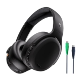 Skullcandy Crusher ANC 2 Over-Ear Noise Cancelling Wireless-Kopfhörer mit Sensory Bass, 50 Std. Akkulaufzeit, Skull-iQ, Alexa-Unterstützung, Mikro, Bluetooth-kompatibel - Schwarz - 1