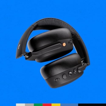 Skullcandy Crusher ANC 2 Over-Ear Noise Cancelling Wireless-Kopfhörer mit Sensory Bass, 50 Std. Akkulaufzeit, Skull-iQ, Alexa-Unterstützung, Mikro, Bluetooth-kompatibel - Schwarz - 3